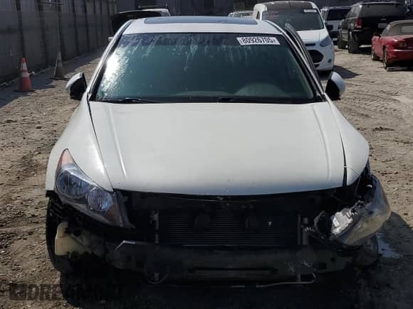 2010 Honda Accord EX with VIN 1HGCP3F70AA030935, listed as a Copart auction lot 80926705 with 186,992 mi miles and Salvage title. Bid and sale history available at DreamBid. Image 5.