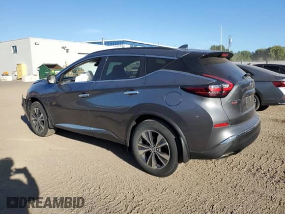 2021 Nissan Murano SV с VIN 5N1AZ2BS3MC129273, выставлен на аукционе Copart как лот 80449115 с пробегом 48 304 миль миль и Списание • Salvage title. История ставок и продаж доступна на DreamBid. Изображение 2.