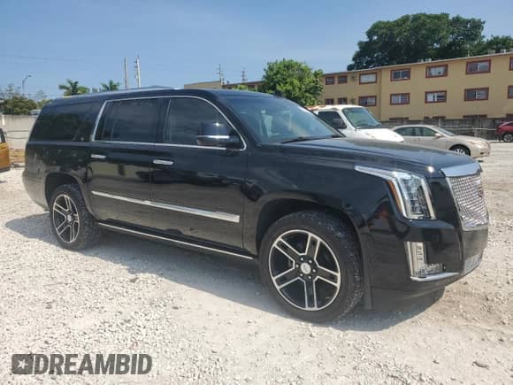 2018 Cadillac Escalade ESV Premium Luxury с VIN 1GYS3JKJ9JR167315, выставлен на аукционе Copart как лот 57799685 с пробегом 84 708 миль миль и Списание • Salvage title. История ставок и продаж доступна на DreamBid. Изображение 4.