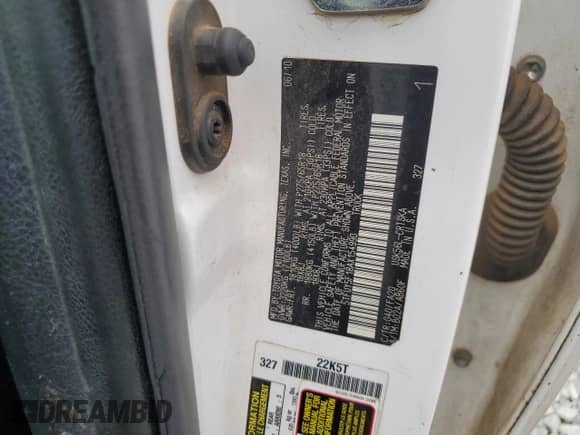 2010 Toyota Tundra с VIN 5TFUY5F18AX154990, выставлен на аукционе Copart как лот 82358065 с пробегом 292 085 миль миль и Чистый • Clean title. История ставок и продаж доступна на DreamBid. Изображение 12.