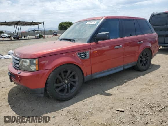 2006 Land Rover Range Rover Sport HSE with VIN SALSF25476A913123, listed as a Copart auction lot 65396175 with 91,466 mi miles and Salvage title. Bid and sale history available at DreamBid. Image 1.