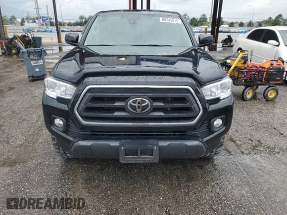 2022 Toyota Tacoma SR with VIN 3TMCZ5AN5NM511508, listed as a Copart auction lot 80245915 with 58,279 mi miles and Salvage title. Bid and sale history available at DreamBid. Image 5.