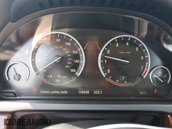 2010 BMW 7 Series 750Li xDrive с VIN WBAKC8C53AC430561, выставлен на аукционе Copart как лот 66521695 с пробегом 158 698 миль миль и Чистый • Clean title. История ставок и продаж доступна на DreamBid. Изображение 9.