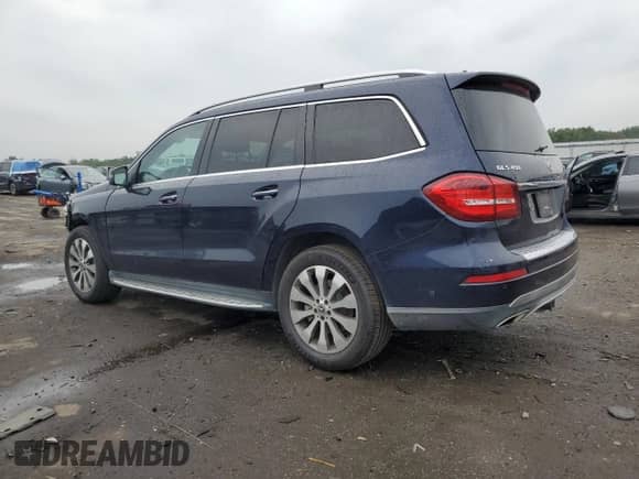 2019 Mercedes-Benz GLS 450 z VIN 4JGDF6EE1KB233489, wystawiony jako Copart lot #81835345 z przebiegiem 187 801 mil mil oraz Szkoda całkowita • Salvage title. Historia ofert i sprzedaży dostępna na DreamBid. Obrazek 2.