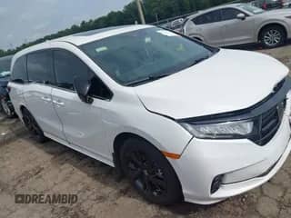 2024 Honda Odyssey Sport z VIN 5FNRL6H70RB020315, wystawiony jako IAAI lot #42488884 z przebiegiem 40 663 mil mil oraz . Historia ofert i sprzedaży dostępna na DreamBid. Obrazek 1.
