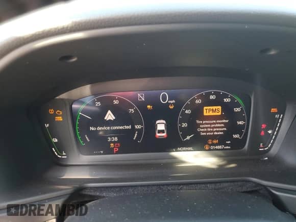 2024 Honda Accord Touring with VIN 1HGCY2F87RA072899, listed as a Copart auction lot 80434475 with 14,887 mi miles and Salvage title. Bid and sale history available at DreamBid. Image 9.
