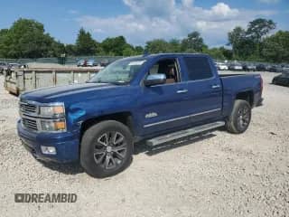2015 Chevrolet Silverado 1500 High Country with VIN 3GCUKTEC2FG355790, listed as a Copart auction lot 66155445 with 165,538 mi miles and Clean title. Bid and sale history available at DreamBid. Image 1.