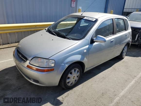 2005 Chevrolet Aveo LT с VIN KL1TG62665B461865, выставлен на аукционе Copart как лот 72343194 с пробегом 59 509 миль миль и Списание • Salvage title. История ставок и продаж доступна на DreamBid. Изображение 1.
