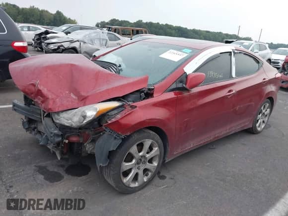 2012 Hyundai Elantra Limited z VIN KMHDH4AE7CU312658, wystawiony jako IAAI lot #37315557 z przebiegiem 139 831 mil mil oraz . Historia ofert i sprzedaży dostępna na DreamBid. Obrazek 2.