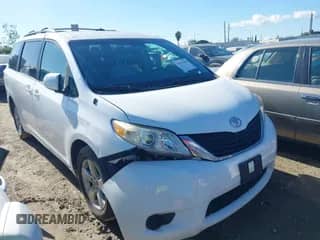 2011 Toyota Sienna LE AAS with VIN 5TDKK3DC1BS100701, listed as a IAAI auction lot 43453409 with 257,177 mi miles and . Bid and sale history available at DreamBid. Image 1.