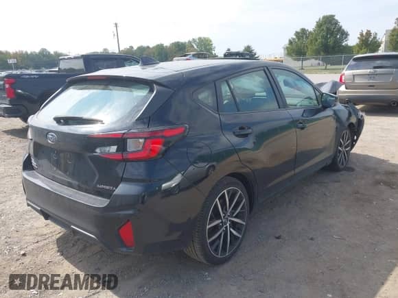 2024 Subaru Impreza Special Sports with VIN JF1GUAFC4R8303734, listed as a IAAI auction lot 43238774 with 24,469 mi miles and . Bid and sale history available at DreamBid. Image 4.