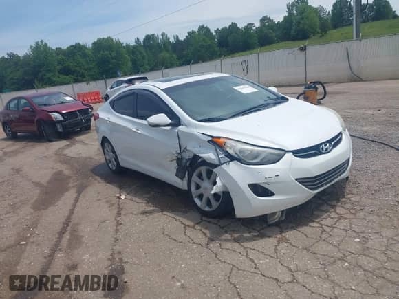 2012 Hyundai Elantra Limited with VIN 5NPDH4AE2CH085037, listed as a IAAI auction lot 42203268 with 158,131 mi miles and . Bid and sale history available at DreamBid. Image 1.