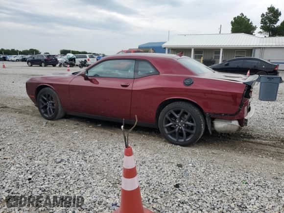 2023 Dodge Challenger SXT with VIN 2C3CDZAG2PH693357, listed as a Copart auction lot 71368495 with 20,127 mi miles and Salvage title. Bid and sale history available at DreamBid. Image 2.
