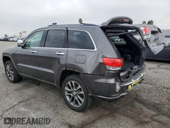 2017 Jeep Grand Cherokee Overland with VIN 1C4RJFCG0HC777241, listed as a Copart auction lot 85377925 with 70,467 mi miles and Salvage title. Bid and sale history available at DreamBid. Image 2.