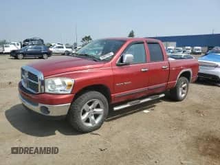 2007 Dodge 1500 SLT with VIN 1D7HU18207J518624, listed as a Copart auction lot 64807465 with 155,957 mi miles and Clean title. Bid and sale history available at DreamBid. Image 1.