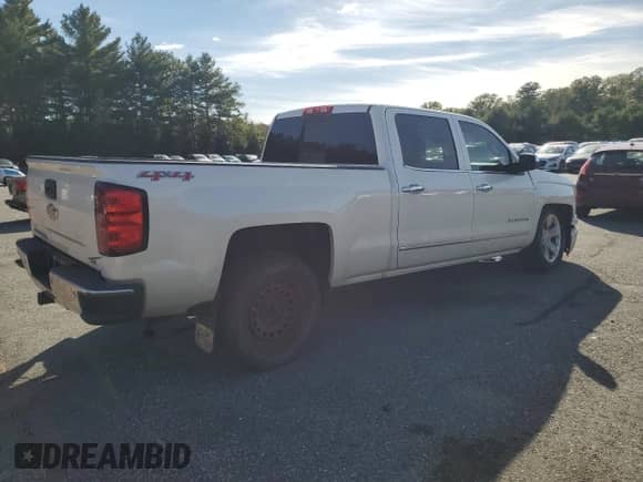 2015 Chevrolet Silverado 1500 LTZ with VIN 3GCUKSEC3FG138100, listed as a Copart auction lot 84721615 with 161,450 mi miles and Salvage title. Bid and sale history available at DreamBid. Image 3.