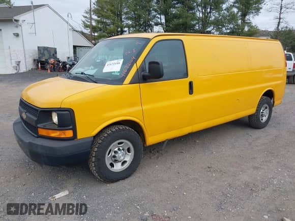 2016 Chevrolet Express Cargo with VIN 1GCWGBFF5G1215150, listed as a IAAI auction lot 41672104 with 152,723 mi miles and . Bid and sale history available at DreamBid. Image 2.