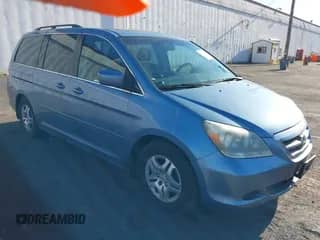 2007 Honda Odyssey EX-L z VIN 5FNRL38687B100562, wystawiony jako IAAI lot #43040117 z przebiegiem 187 549 mil mil oraz . Historia ofert i sprzedaży dostępna na DreamBid. Obrazek 1.