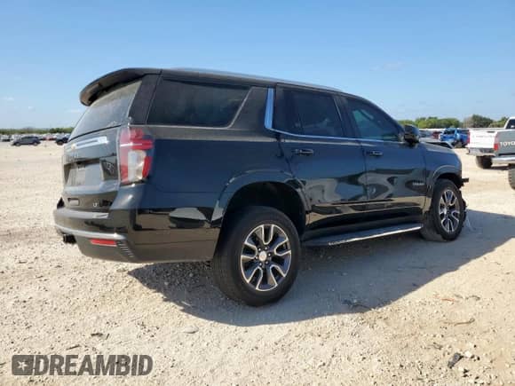2021 Chevrolet Tahoe LT with VIN 1GNSKNKD3MR411238, listed as a Copart auction lot 70778975 with 75,116 mi miles and Salvage title. Bid and sale history available at DreamBid. Image 3.
