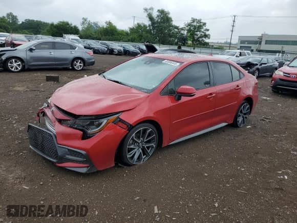 2020 Toyota Corolla XSE с VIN JTDT4RCE7LJ005935, выставлен на аукционе Copart как лот 65986445 с пробегом 33 748 миль миль и Списание • Salvage title. История ставок и продаж доступна на DreamBid. Изображение 1.