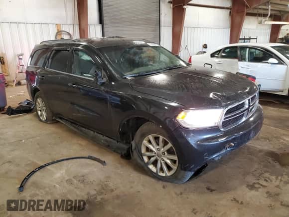 2014 Dodge Durango SXT with VIN 1C4RDJAG5EC446423, listed as a Copart auction lot 81855085 with 233,615 mi miles and Clean title. Bid and sale history available at DreamBid. Image 4.