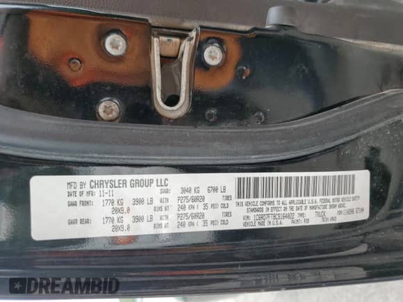 2012 Ram 1500 Express z VIN 1C6RD7FT8CS164022, wystawiony jako Copart lot #71543345 z przebiegiem 205 452 mil mil oraz Szkoda całkowita • Salvage title. Historia ofert i sprzedaży dostępna na DreamBid. Obrazek 12.