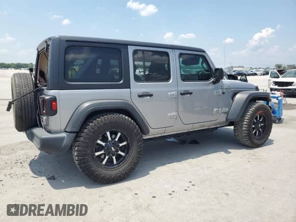2021 Jeep Wrangler Unlimited Sport с VIN 1C4HJXDG7MW521106, выставлен на аукционе Copart как лот 62230955 с пробегом 52 358 миль миль и Списание • Salvage title. История ставок и продаж доступна на DreamBid. Изображение 3.