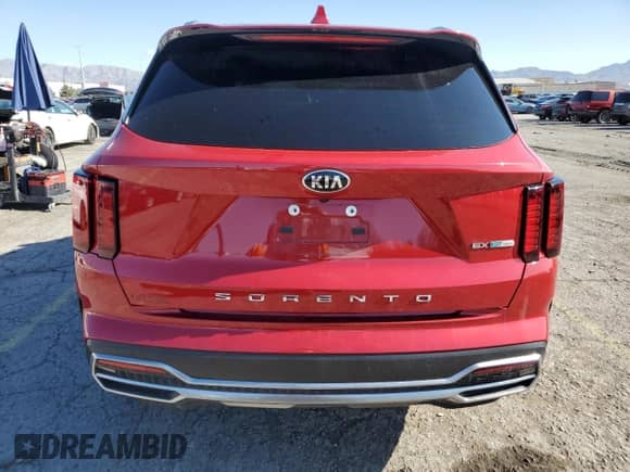 2021 Kia Sorento EX with VIN KNDRH4LG3M5024155, listed as a Copart auction lot 55864195 with 125,443 mi miles and Salvage title. Bid and sale history available at DreamBid. Image 6.