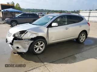 2008 Nissan Rogue SL with VIN JN8AS58V08W117232, listed as a Copart auction lot 68005575 with 186,259 mi miles and Salvage title. Bid and sale history available at DreamBid. Image 1.