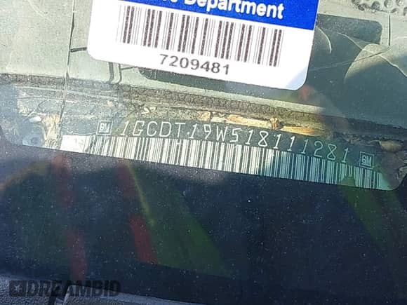 2001 Chevrolet S-10 LS с VIN 1GCDT19W518111281, выставлен на аукционе IAAI как лот 42866626 с пробегом Не указан миль и . История ставок и продаж доступна на DreamBid. Изображение 16.