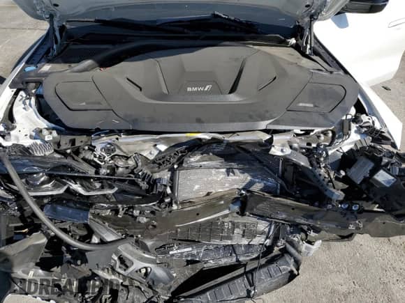 2024 BMW i4 M50 with VIN WBY33AW03RFS37964, listed as a Copart auction lot 67080655 with Not provided miles and Salvage title. Bid and sale history available at DreamBid. Image 11.