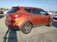 2013 Hyundai Santa Fe Sport with VIN 5XYZTDLB5DG071150, listed as a Copart auction lot 81881035 with 124,719 mi miles and Salvage title. Bid and sale history available at DreamBid. Image 3.