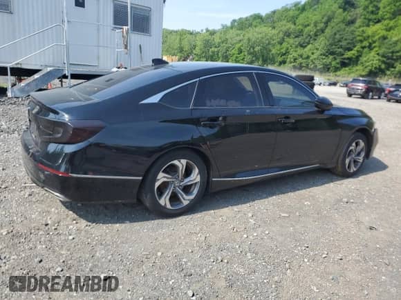 2020 Honda Accord EX-L with VIN 1HGCV2F51LA019802, listed as a Copart auction lot 64255335 with 133,025 mi miles and Salvage title. Bid and sale history available at DreamBid. Image 3.