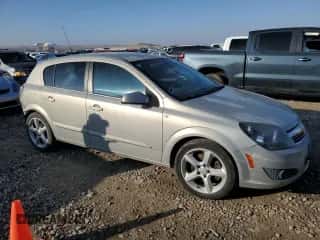 2008 Saturn Astra XR with VIN W08AT671985058726, listed as a Copart auction lot 83072034 with 130,632 mi miles and Salvage title. Bid and sale history available at DreamBid. Image 4.