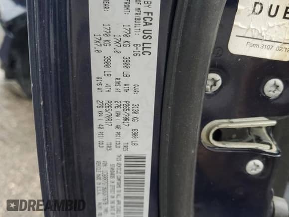 2016 Ram 1500 Big Horn с VIN 1C6RR7GT9GS377678, выставлен на аукционе Copart как лот 54758645 с пробегом 169 786 миль миль и Списание • Salvage title. История ставок и продаж доступна на DreamBid. Изображение 12.