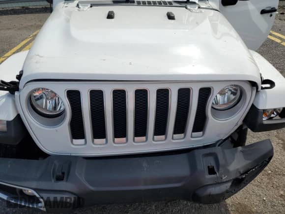 2021 Jeep Wrangler Unlimited Sahara with VIN 1C4HJXEG4MW550691, listed as a Copart auction lot 55654035 with Not provided miles and Salvage title. Bid and sale history available at DreamBid. Image 12.