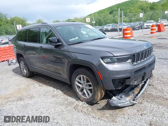 2023 Jeep Grand Cherokee Laredo with VIN 1C4RJKAG1P8710032, listed as a IAAI auction lot 42241432 with 20,680 mi miles and . Bid and sale history available at DreamBid. Image 1.