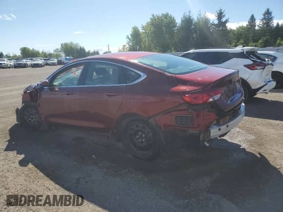 2015 Chrysler 200 LX with VIN 1C3CCCFB0FN729002, listed as a Copart auction lot 69686485 with Not provided miles and Salvage title. Bid and sale history available at DreamBid. Image 2.