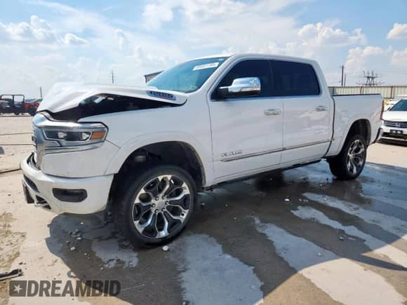 2020 Ram 1500 Limited z VIN 1C6SRFHM6LN225630, wystawiony jako Copart lot #69461745 z przebiegiem 113 947 mil mil oraz Czysty tytuł • Clean title. Historia ofert i sprzedaży dostępna na DreamBid. Obrazek 1.