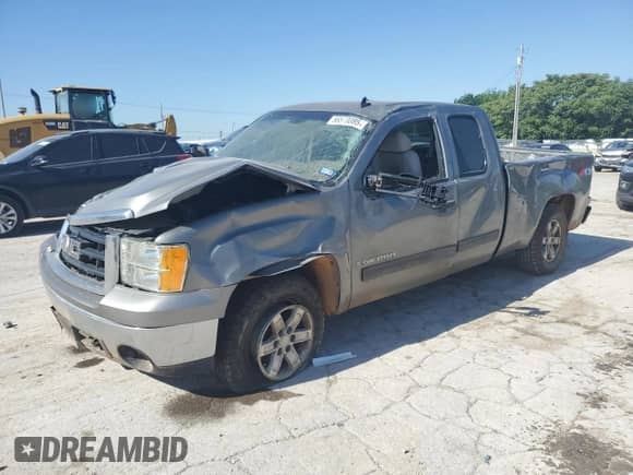 2007 GMC Sierra 1500 SLE2 z VIN 1GTEK19057Z520466, wystawiony jako Copart lot #56573085 z przebiegiem Nie podano mil oraz Szkoda całkowita • Salvage title. Historia ofert i sprzedaży dostępna na DreamBid. Obrazek 1.