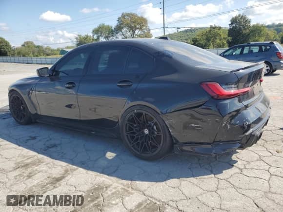 2023 BMW M3 с VIN WBS53AY08PFN61263, выставлен на аукционе Copart как лот 80928965 с пробегом 35 246 миль миль и Списание • Salvage title. История ставок и продаж доступна на DreamBid. Изображение 2.