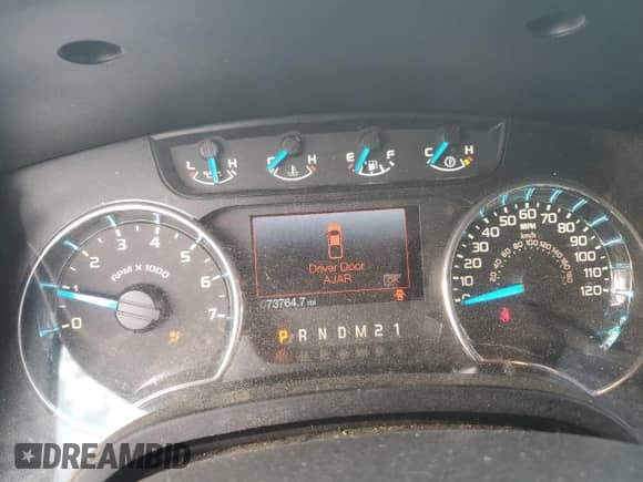 2014 Ford F-150 XLT with VIN 1FTFX1CT5EFB09639, listed as a Copart auction lot 80960955 with 73,764 mi miles and Salvage title. Bid and sale history available at DreamBid. Image 9.