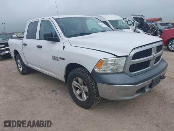 2015 Ram 1500 Tradesman with VIN 1C6RR7KM7FS641916, listed as a IAAI auction lot 42666192 with 181,751 mi miles and . Bid and sale history available at DreamBid. Image 1.