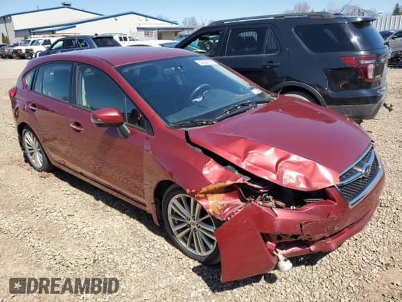 2015 Subaru Impreza Limited with VIN JF1GPAM63F8224930, listed as a Copart auction lot 53204755 with 172,480 mi miles and Clean title. Bid and sale history available at DreamBid. Image 4.