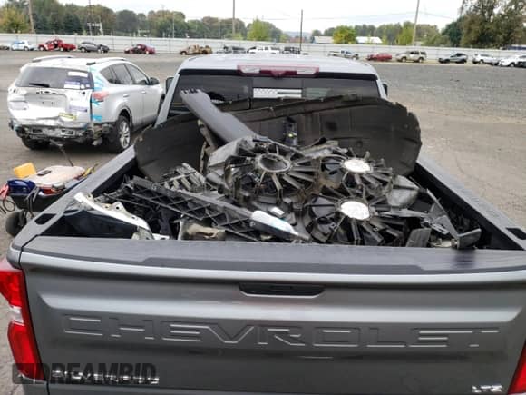 2020 Chevrolet Silverado 1500 LTZ с VIN 3GCUYGET8LG295144, выставлен на аукционе Copart как лот 74630394 с пробегом 43 125 миль миль и Списание • Salvage title. История ставок и продаж доступна на DreamBid. Изображение 12.