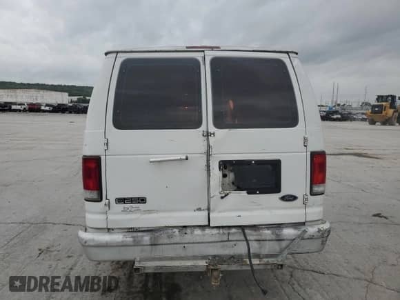 2005 Ford Econoline Cargo with VIN 1FTNS24W95HA82538, listed as a Copart auction lot 81771485 with 266,123 mi miles and Salvage title. Bid and sale history available at DreamBid. Image 6.