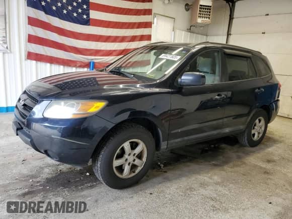 2008 Hyundai Santa Fe GLS with VIN 5NMSG13D58H131266, listed as a Copart auction lot 69427805 with 213,978 mi miles and Salvage title. Bid and sale history available at DreamBid. Image 1.