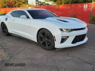2017 Chevrolet Camaro 2SS with VIN 1G1FH1R78H0176792, listed as a Copart auction lot 86839545 with 54,433 mi miles and Clean title. Bid and sale history available at DreamBid. Image 1.