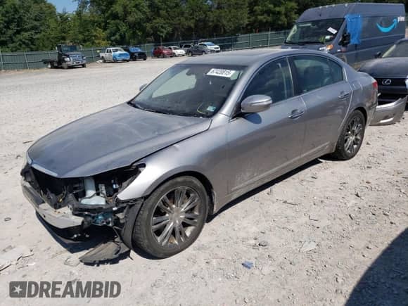 2010 Hyundai Genesis with VIN KMHGC4DF2AU072514, listed as a Copart auction lot 67420815 with 168,710 mi miles and Salvage title. Bid and sale history available at DreamBid. Image 1.