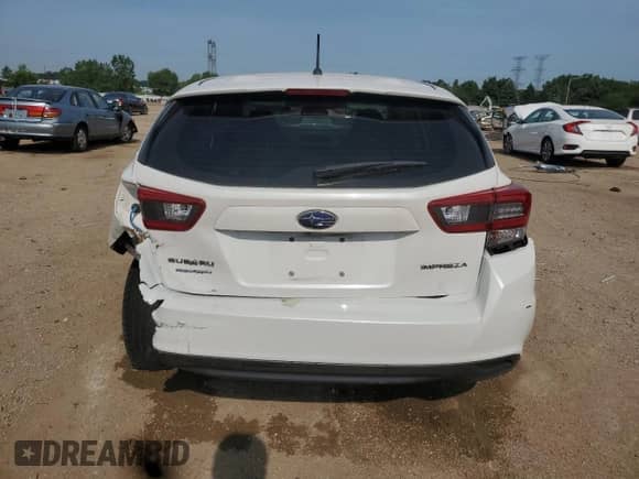 2021 Subaru Impreza with VIN 4S3GTAB69M3711343, listed as a Copart auction lot 65803885 with 45,873 mi miles and Salvage title. Bid and sale history available at DreamBid. Image 6.